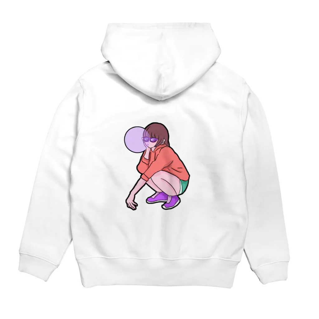 ohakoyaのイケブクロストリート Hoodie:back