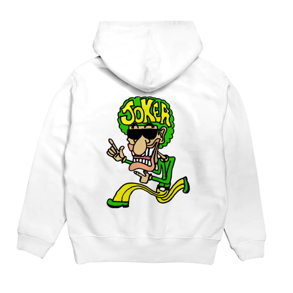 JOKERのアフロキング Hoodie:back