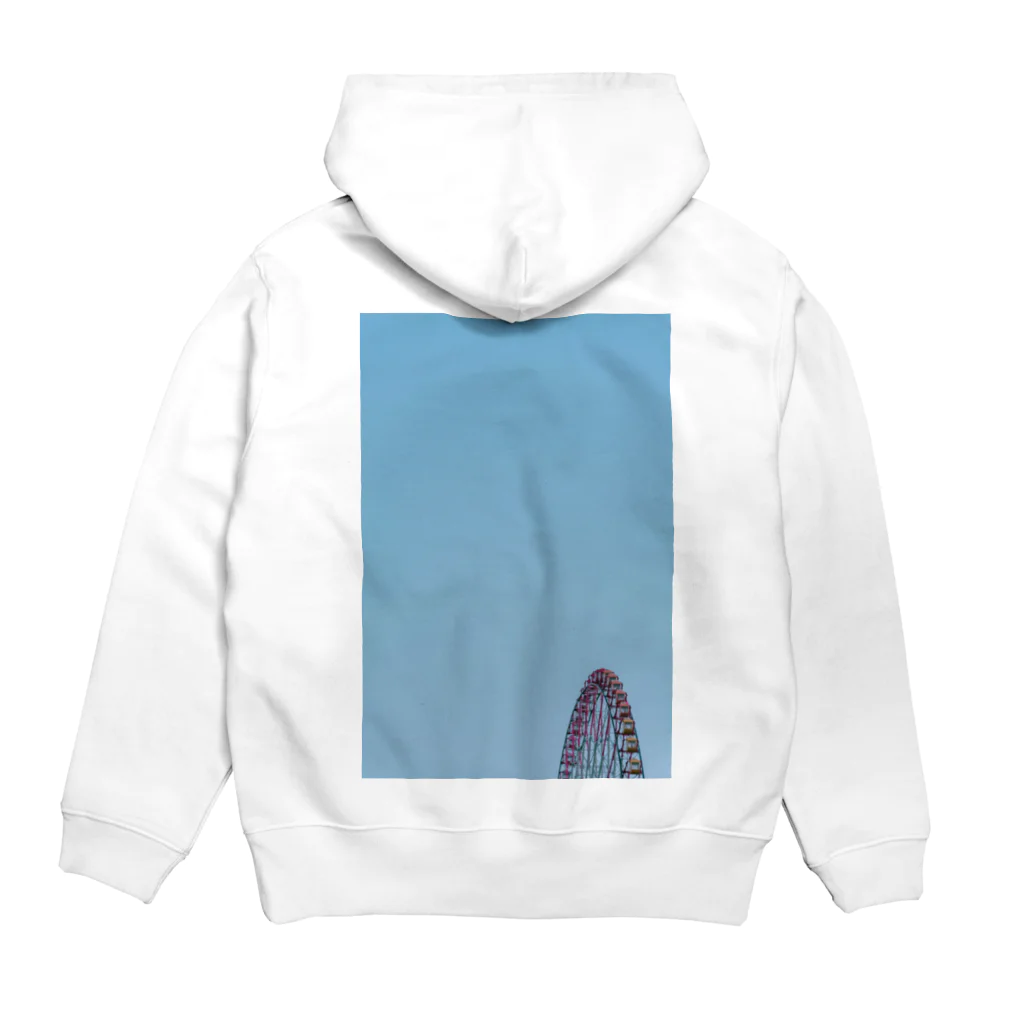 敬の観覧車と空 Hoodie:back