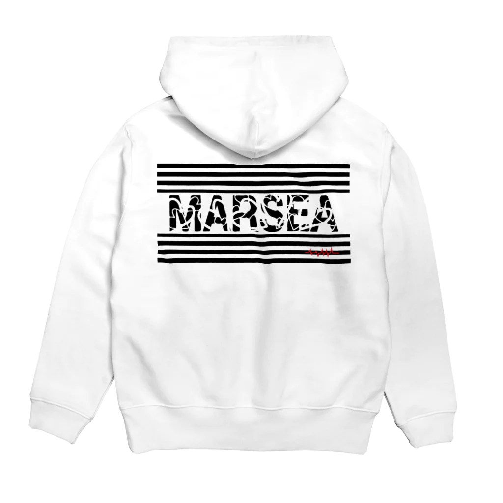 Marsea Designのmarsea_border Hoodie:back