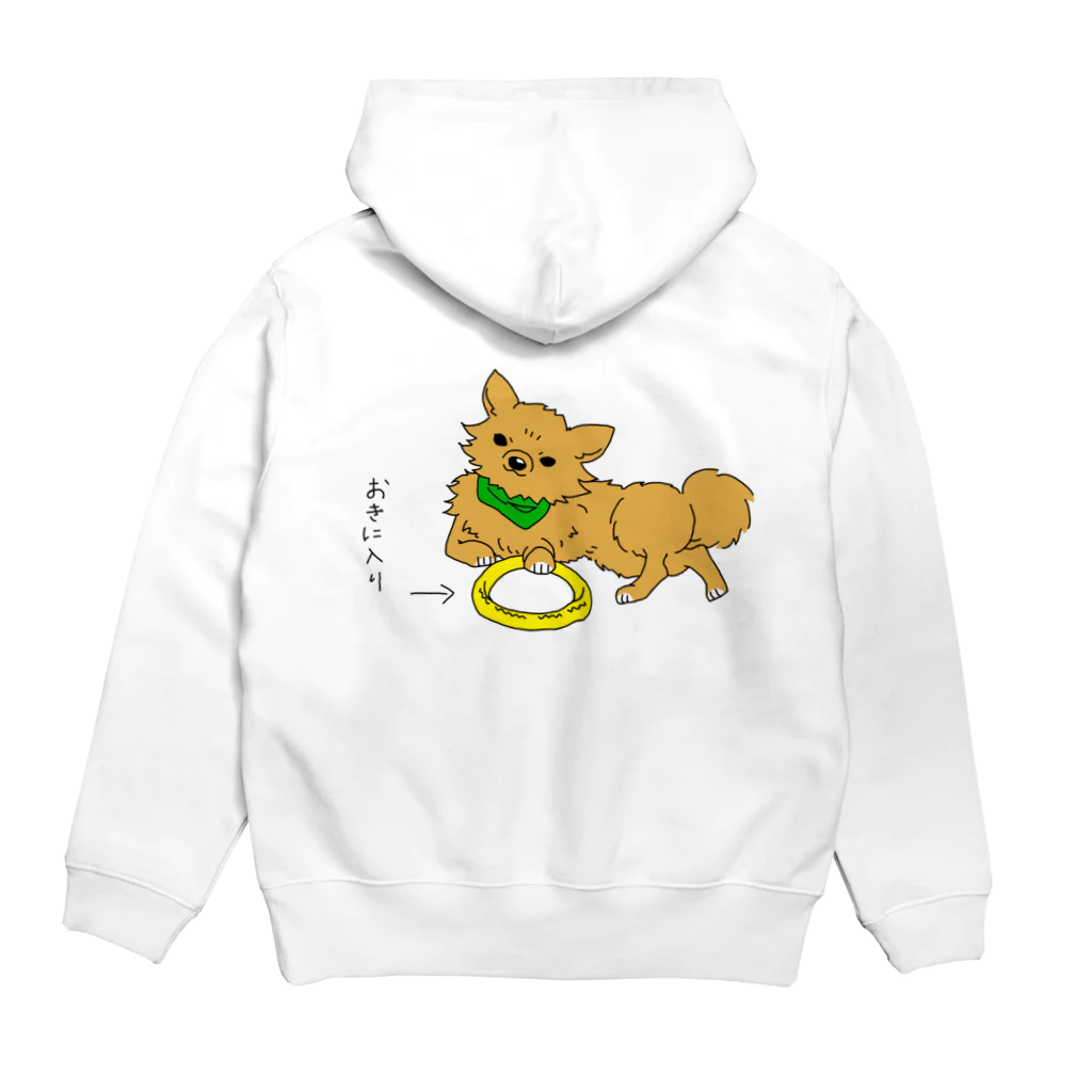 おにぎりやろうのおじ犬マグロ Hoodie:back