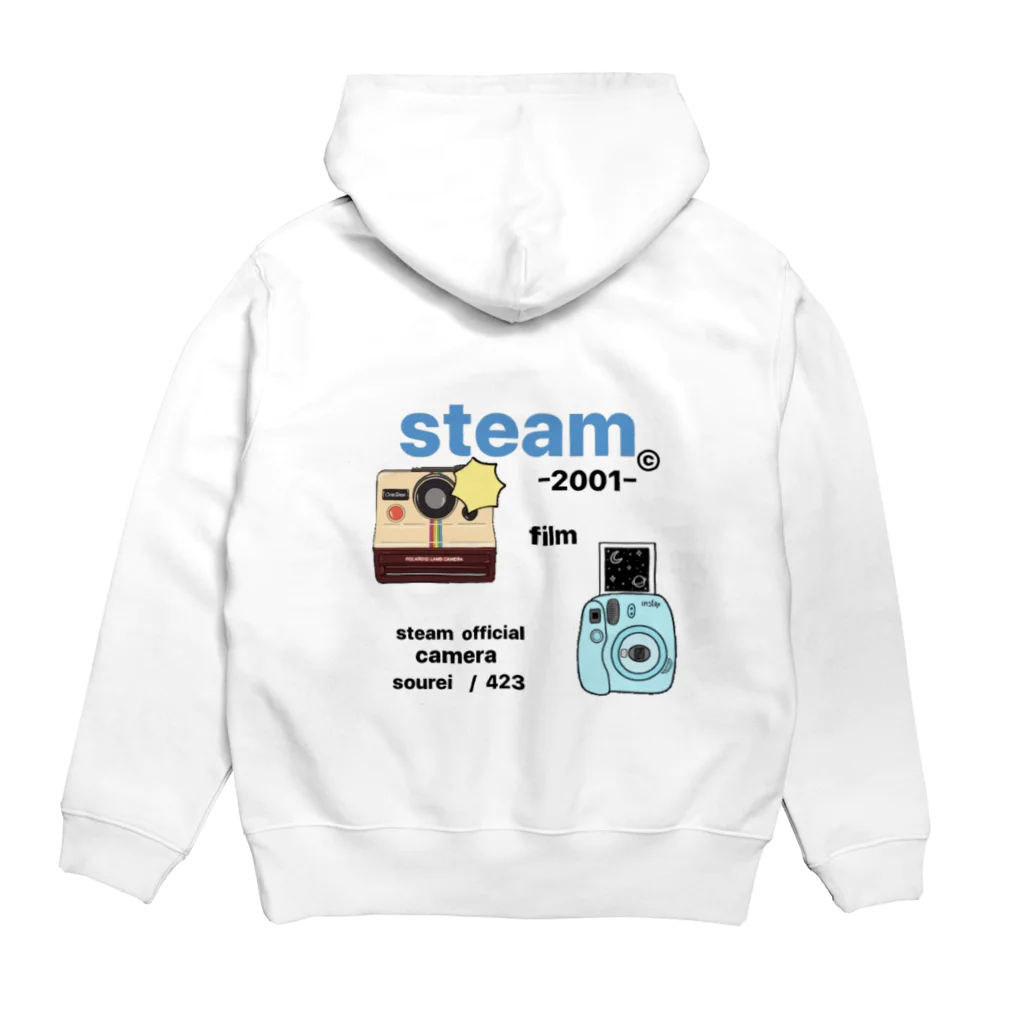 cycleのsteam  film  パーカー Hoodie:back