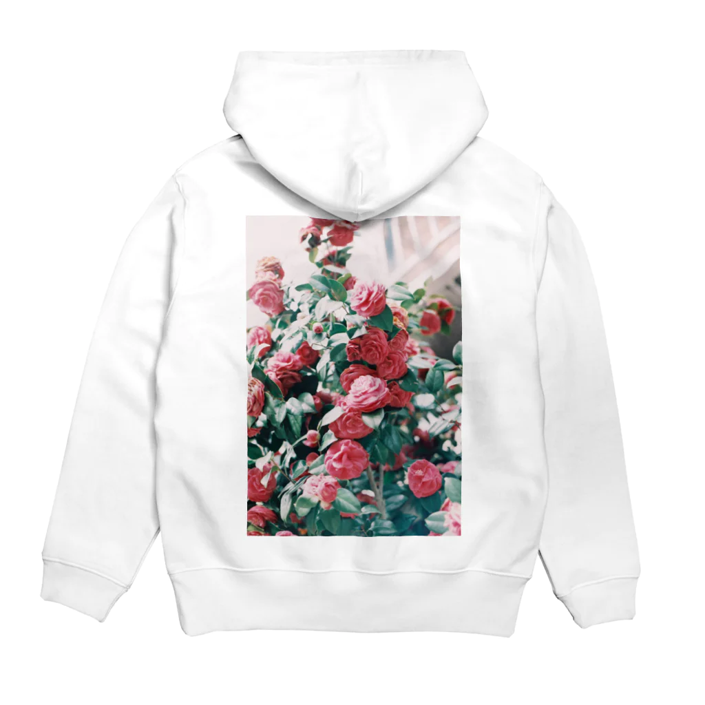 SHNTRのNOSTALGIC RED ROSES  Hoodie:back