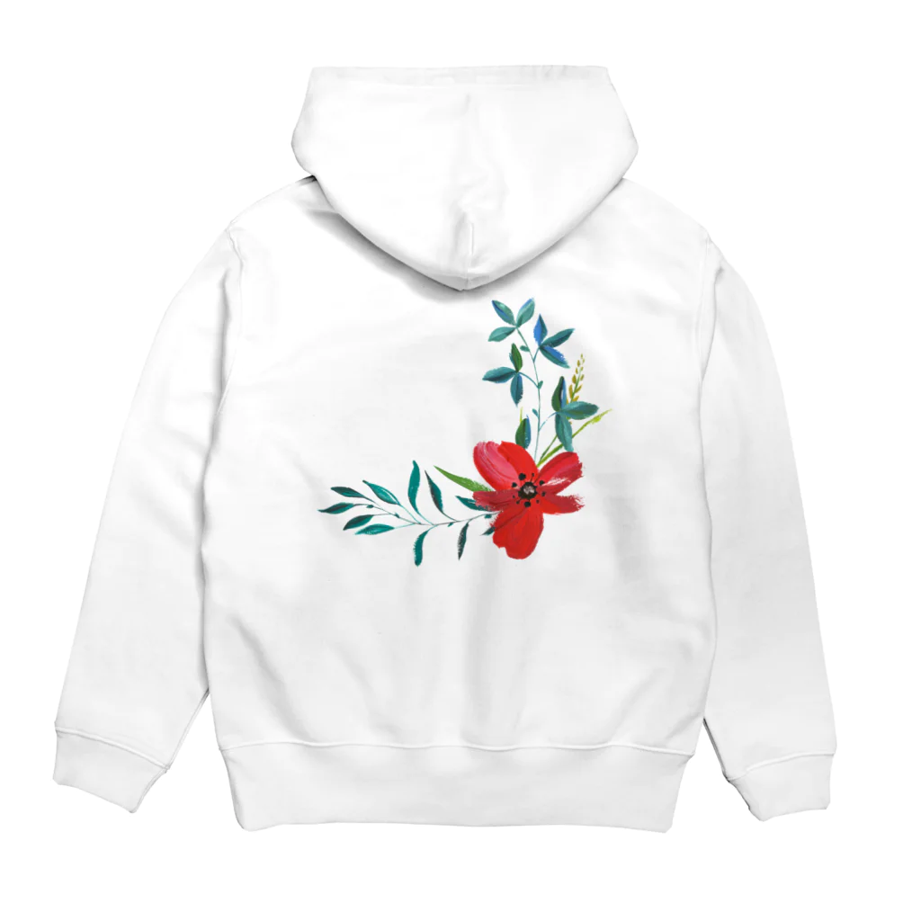 volcoのFlower Hoodie:back