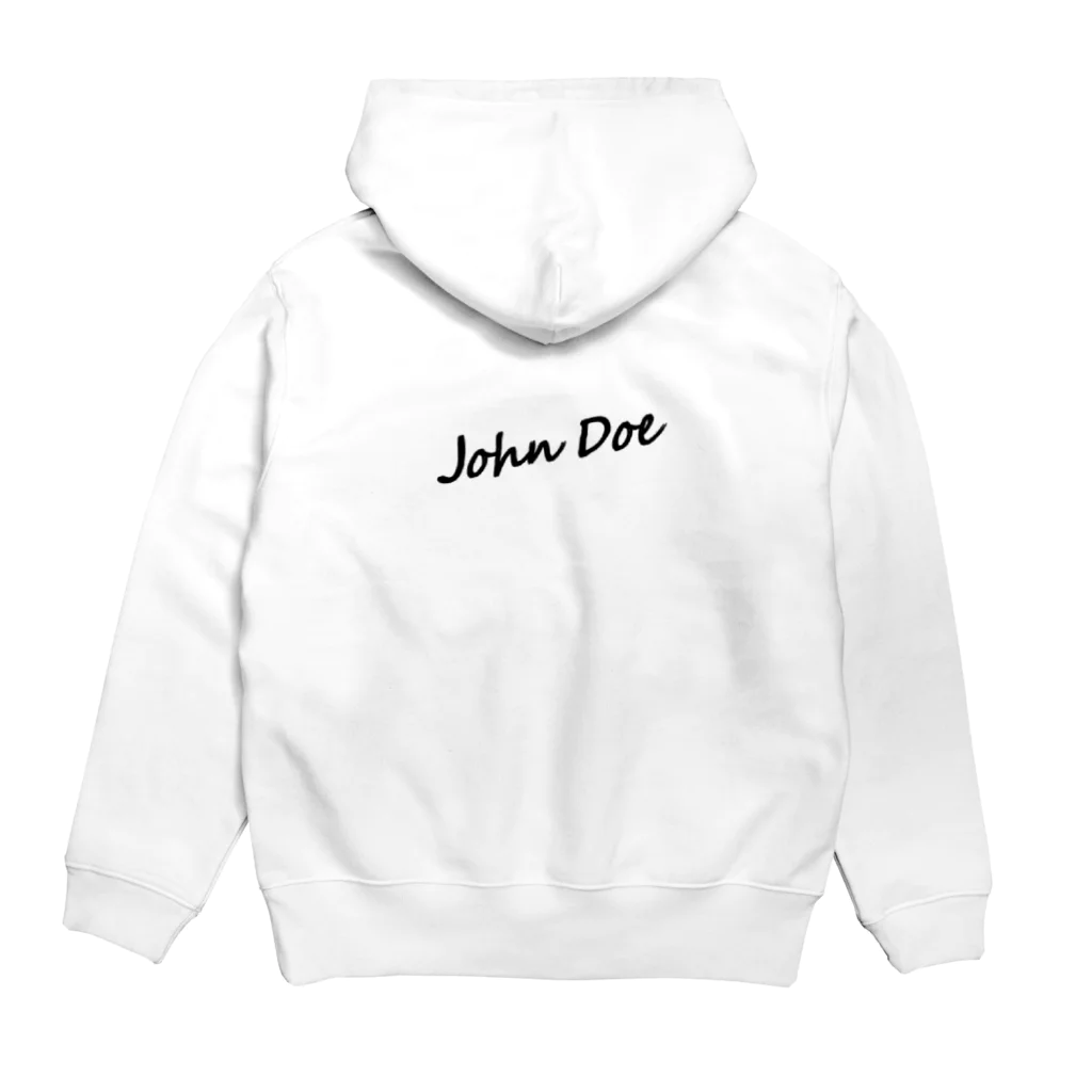 あんこく堂のJohn Doe（ななし） Hoodie:back