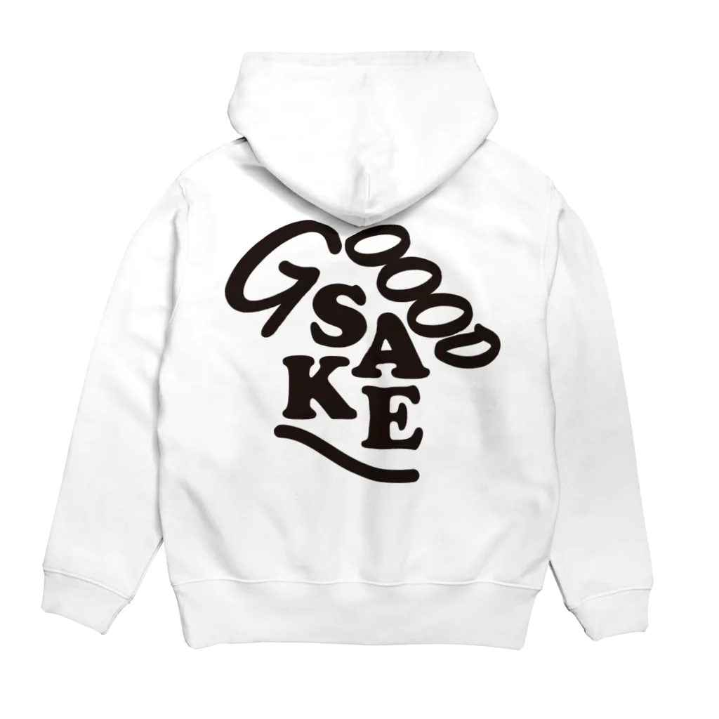 GOOD_SAKEのGOOD SAKE = グッと酒 Hoodie:back