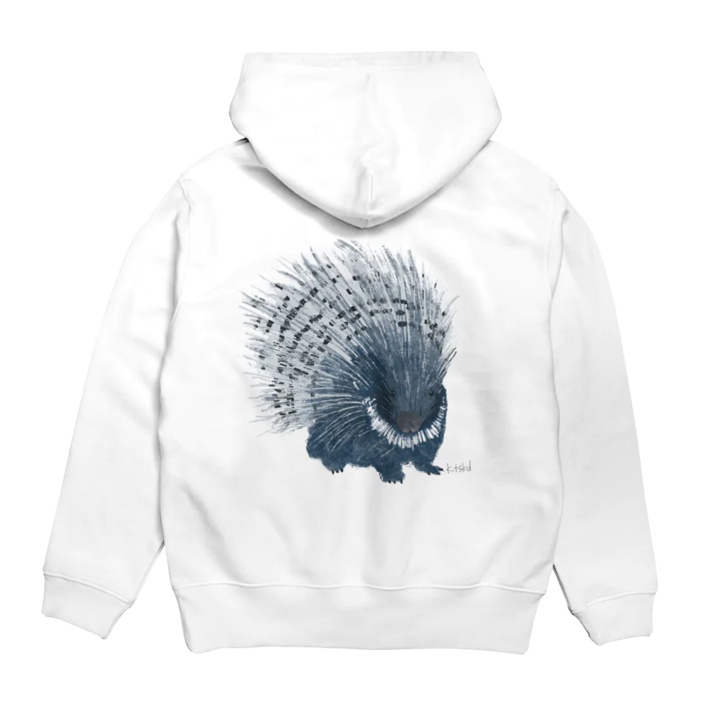 K.tskdのPorcupine  Hoodie:back