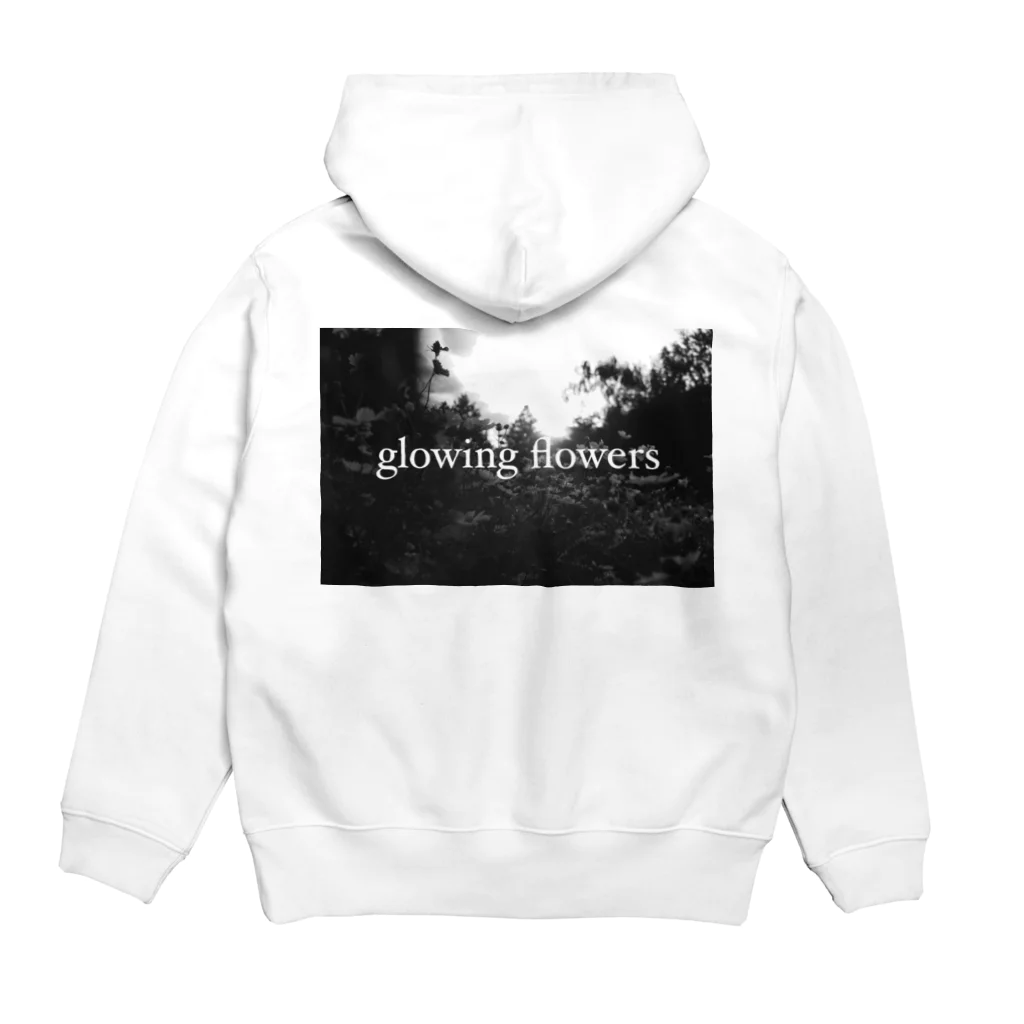 EyEのglowing flowers Hoodie:back