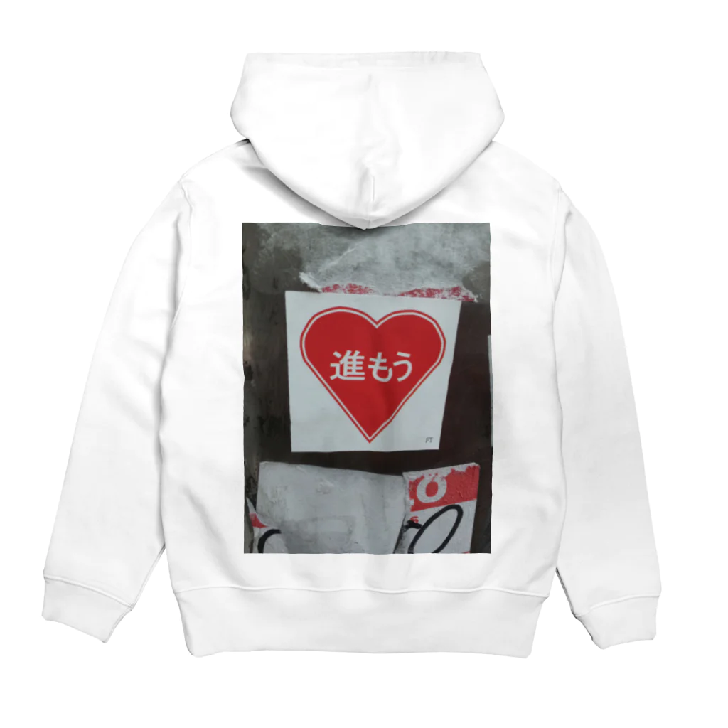 Da-tsuru storeのLOVE&PEACE Hoodie:back