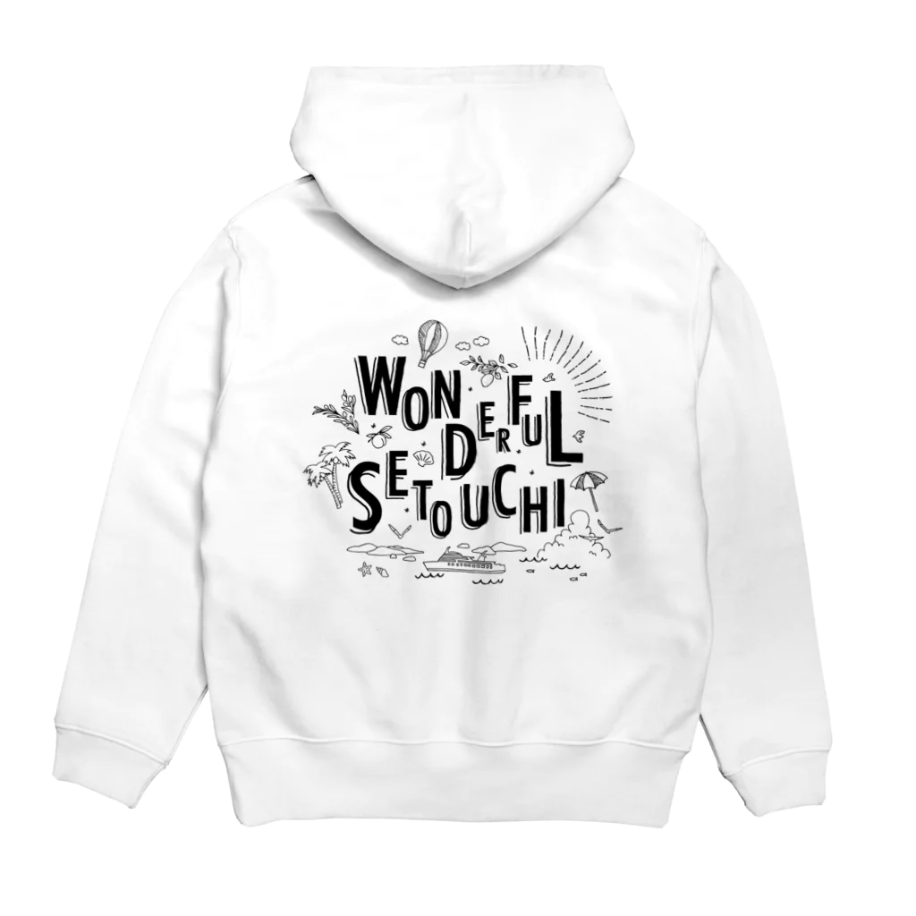 RYOBI-SHODOSHIMA STOREのWONDERFUL SETOUCHI STANDARD Hoodie:back