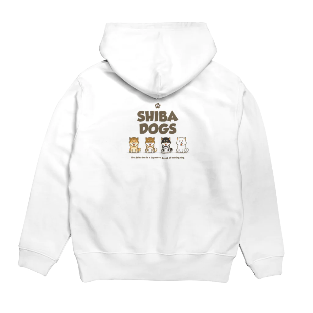 neguse511のshiba-dogs Hoodie:back