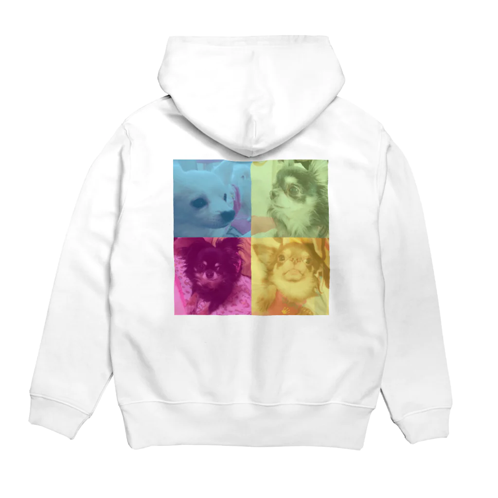 星埜まひろの犬パーカー Hoodie:back