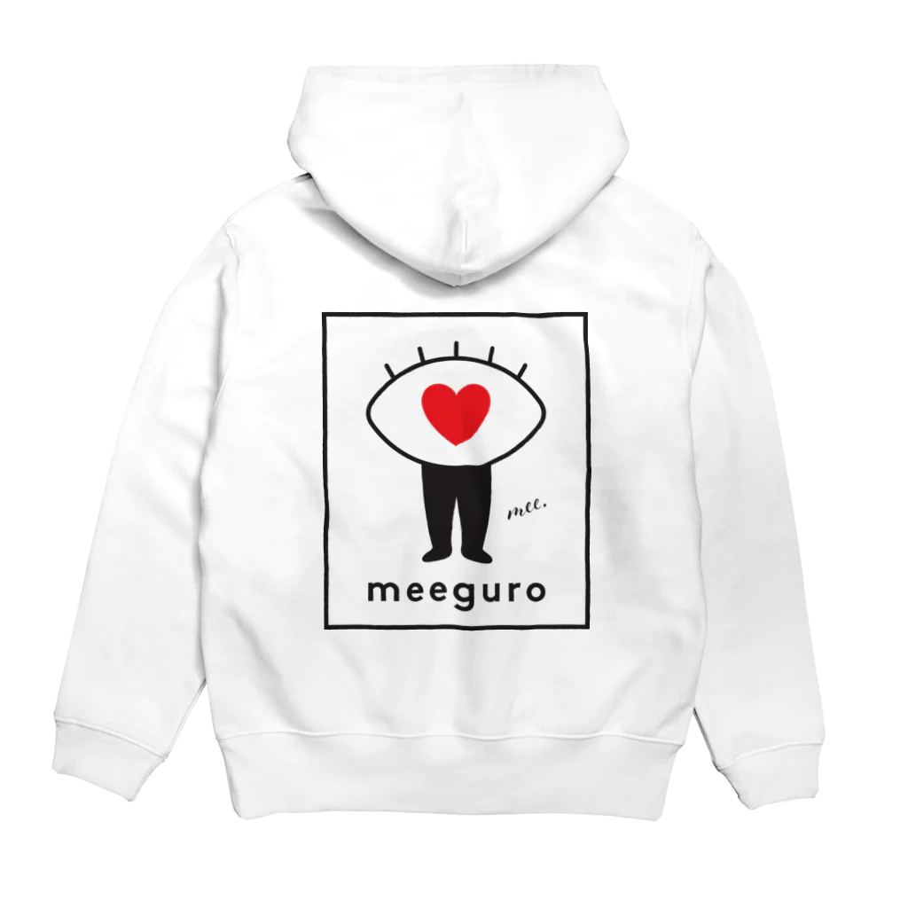 mee.designのmeeguroくん（キュン） Hoodie:back