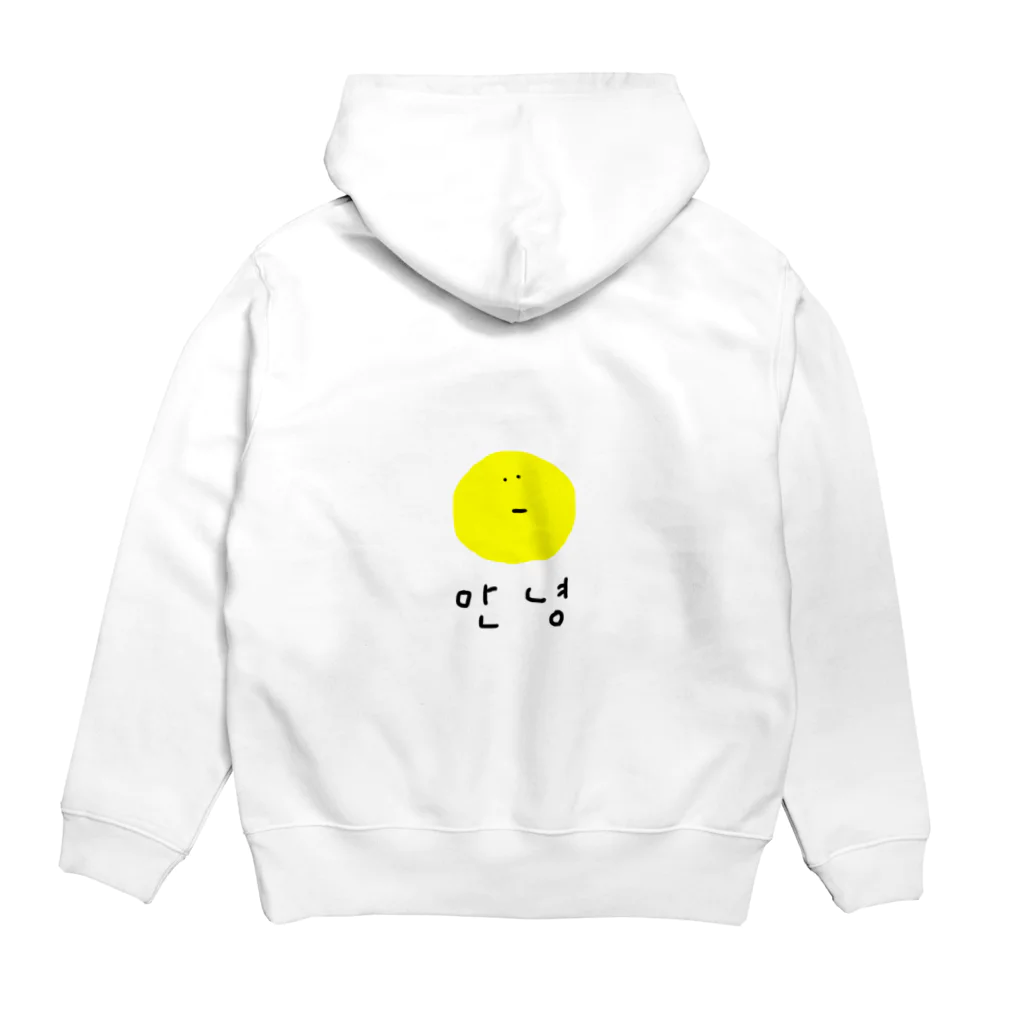 キキの初対面くん Hoodie:back