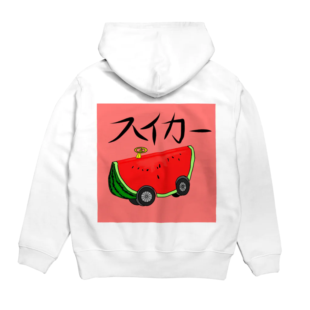 Da-tsuru storeのスイカー Hoodie:back