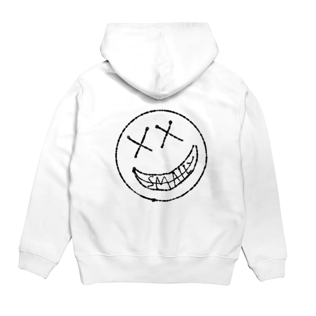 TachiinのSMAILYスマイリー Hoodie:back