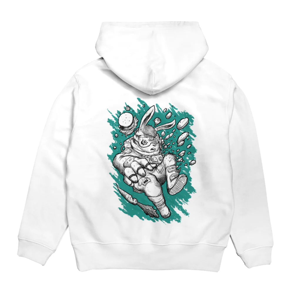 MUTANT JUNK PLANETのMIYORUYO Hoodie:back