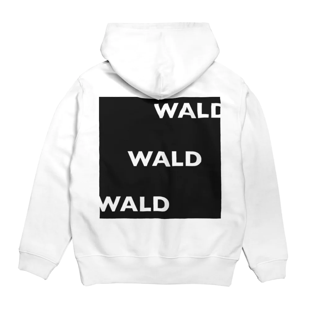 WALD公式ショップのモノクロWALDパーカー Hoodie:back