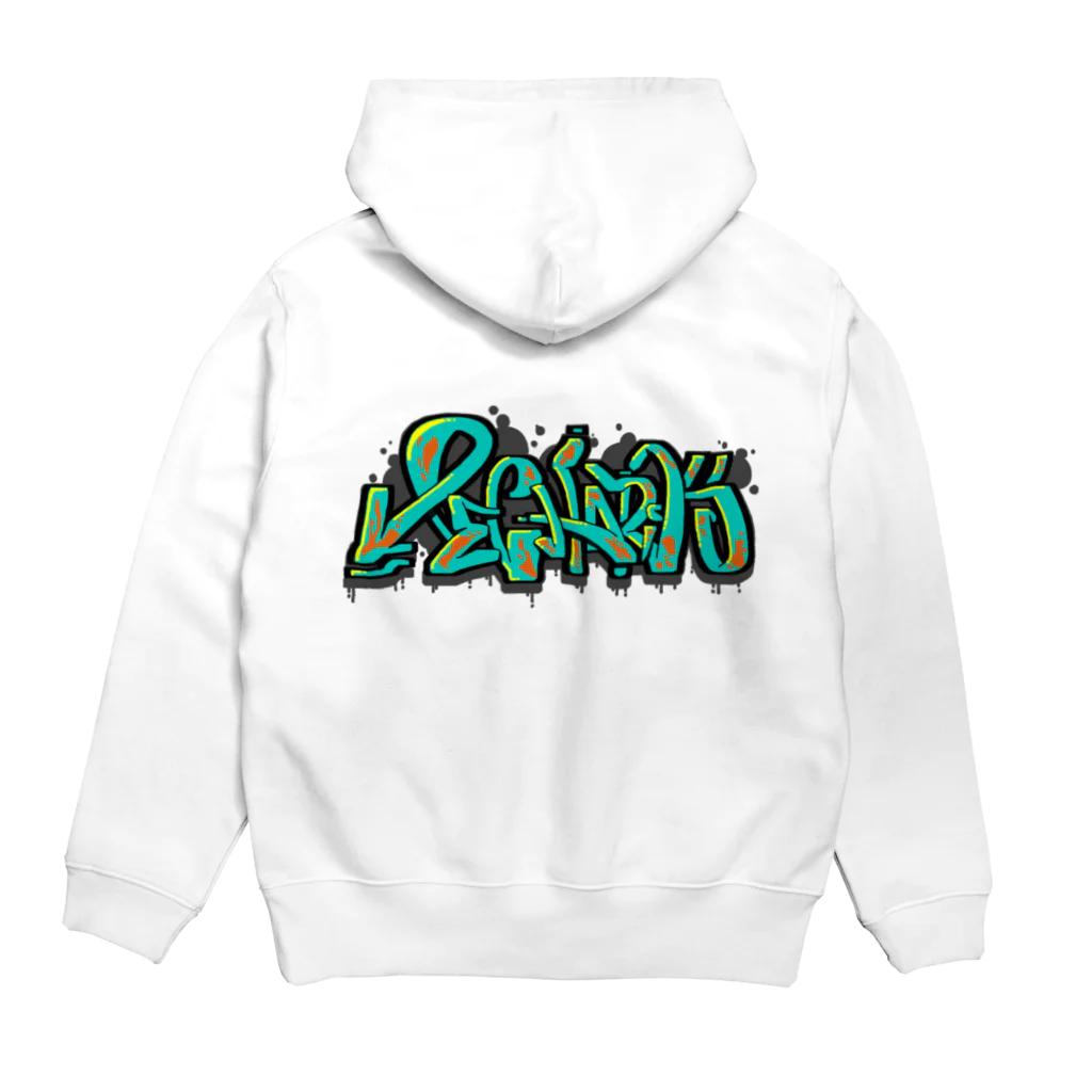 PECHARiCOのペチャリティアート① Hoodie:back