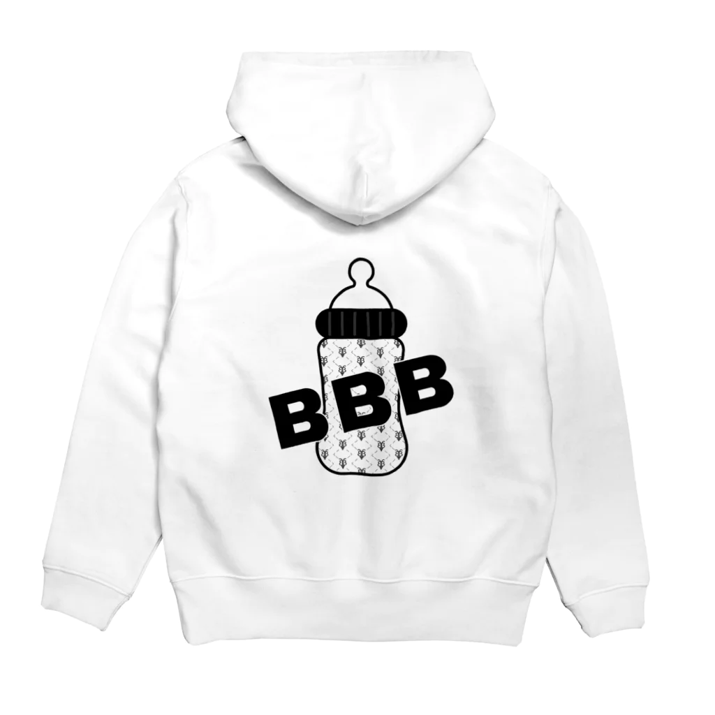 bluebeebarのBBB Hoodie:back