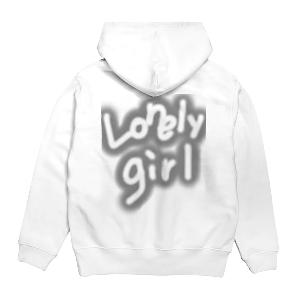 nemuri_のlonely girl Hoodie:back