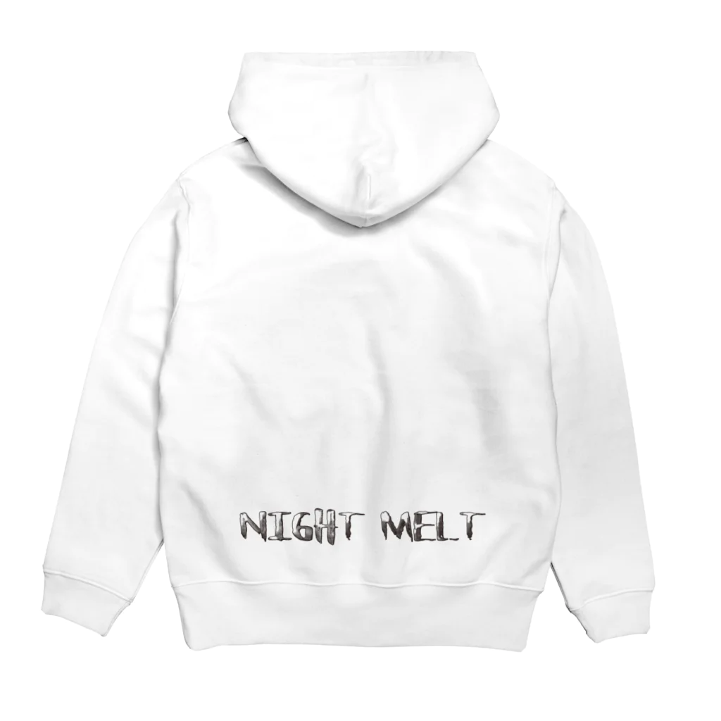 night meltのnight melt パーカー パーカーの裏面