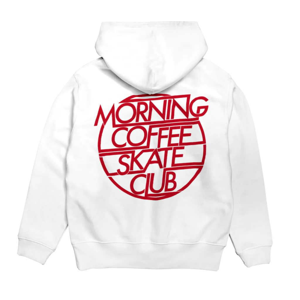 MORNING COFFEE SKATE CLUBのMORNING COFFEE SKATE CLUB W パーカー パーカーの裏面