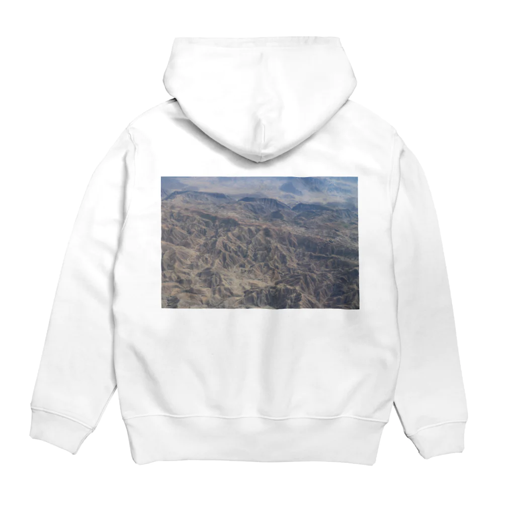 羽化登仙のエチオピア地形 Hoodie:back