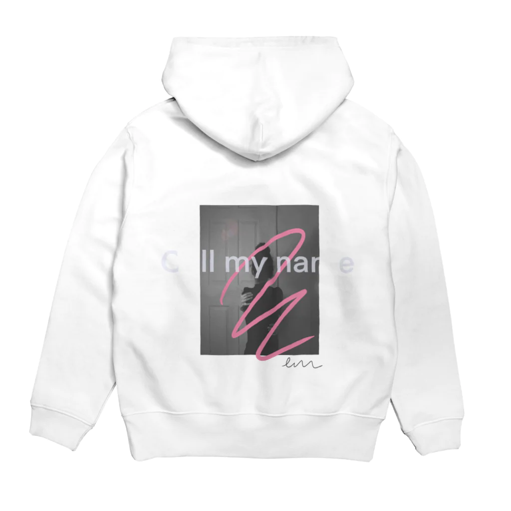 Emu createのJust call my name Hoodie:back