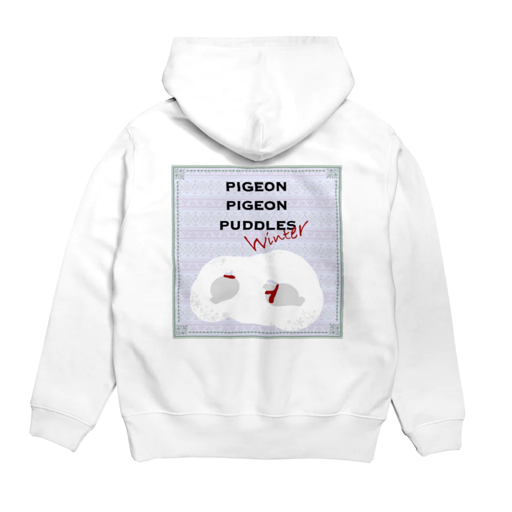 PIGEON PIGEON PUDDLESのP.P.P.Winter パーカーの裏面