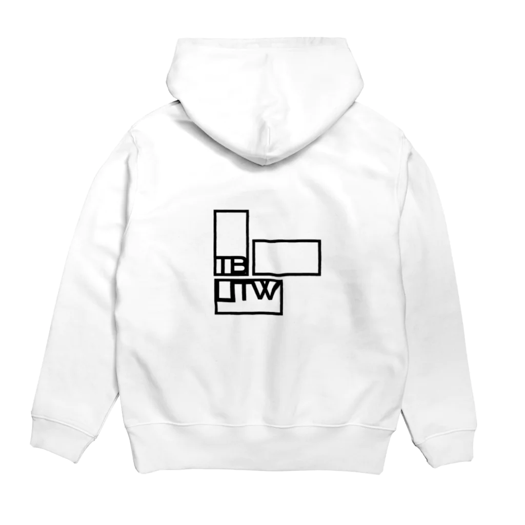 きゅーてぃくるのTBLITW Hoodie:back