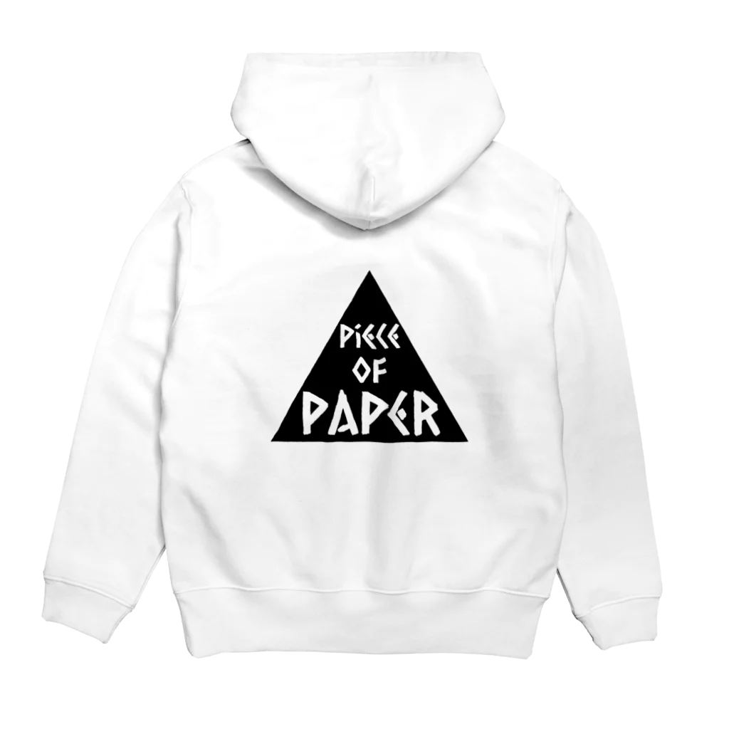 piece of paper skateboardingのpiece of paper skateboarding Hoodie:back