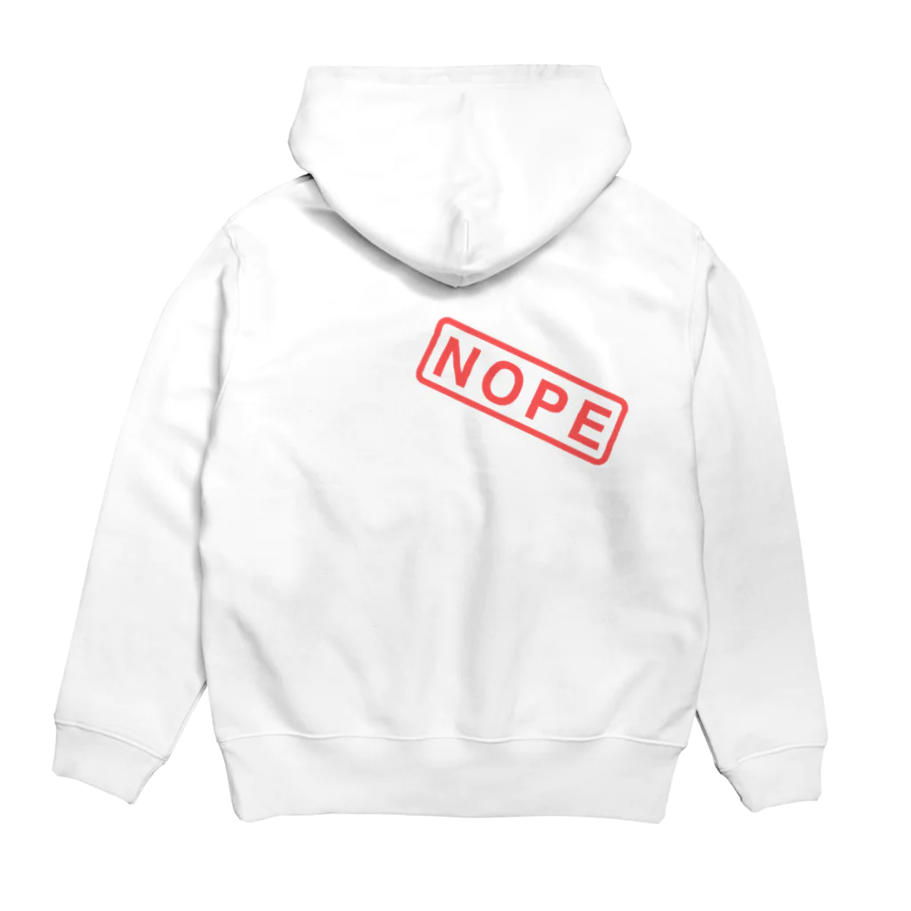 Bird -old pizza house-のLIKE or NOPE Hoodie:back