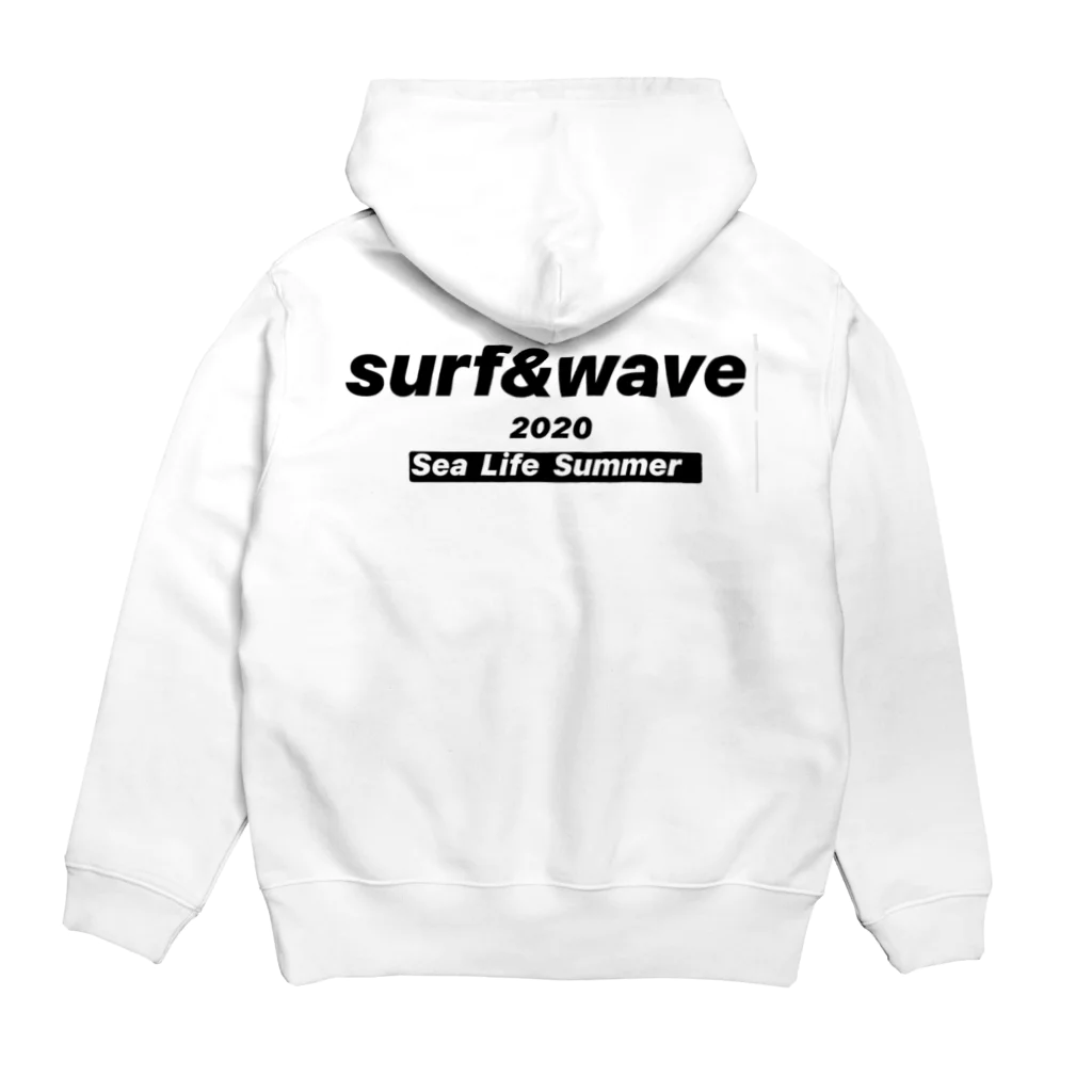 surf & waveのsurf&wave パーカーの裏面