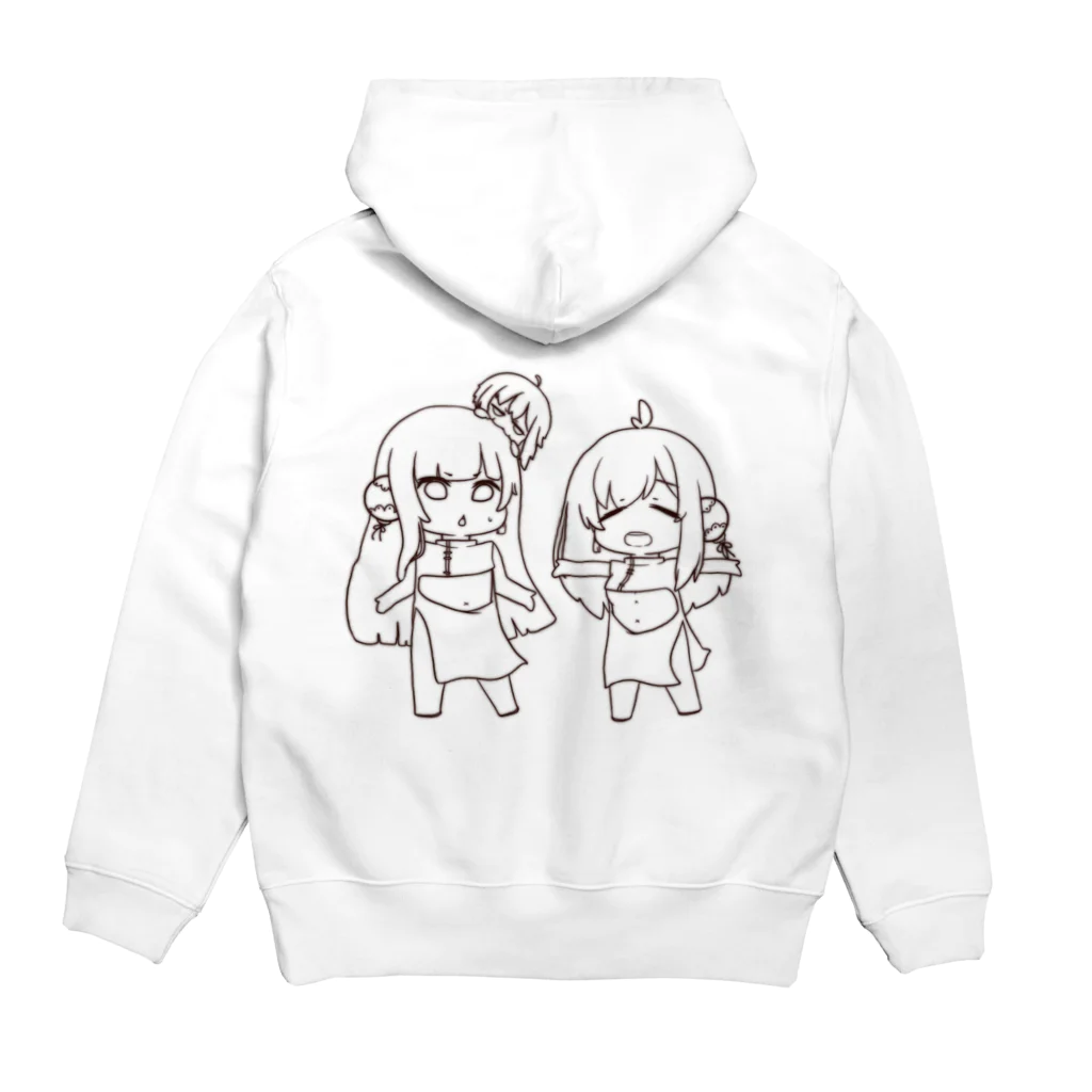 美杏くん@えびちりᒼᑋª⑅深海少女系男子のえびちり Hoodie:back