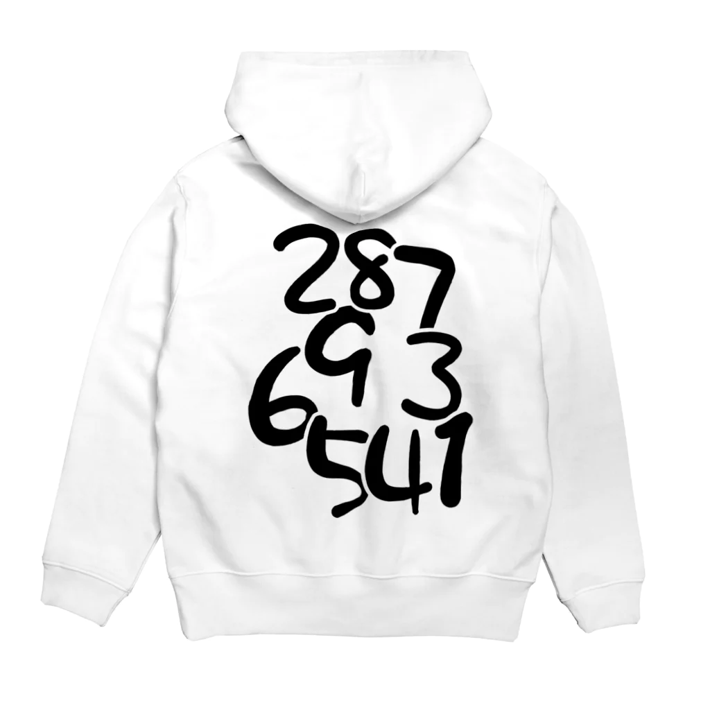 モトパネライの1〜9ランダム Hoodie:back