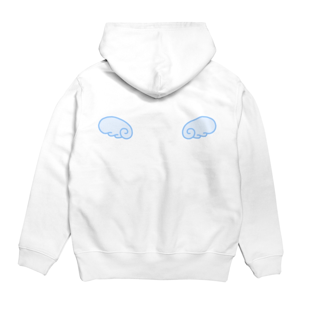 𝕔𝕙𝕚𝕙𝕠のようちえんじぇるぱーかー Hoodie:back