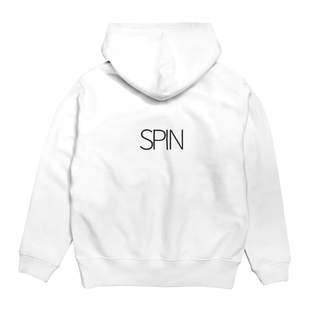 spinのコーヒー豆 Hoodie:back