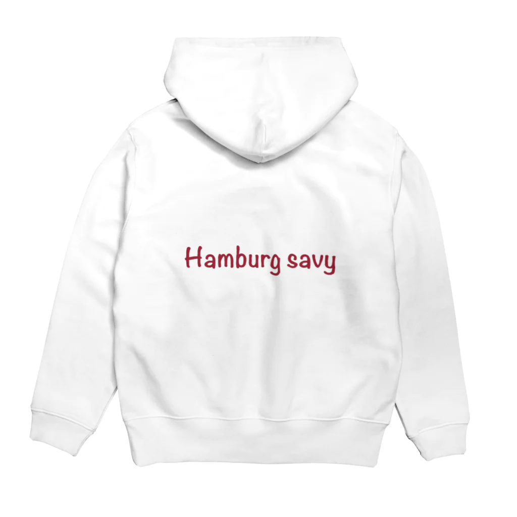 食堂サビーズのHamburg savy Hoodie:back