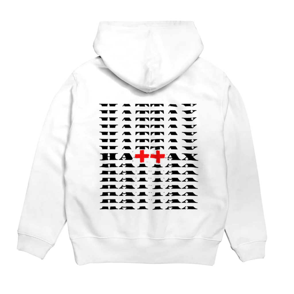 ''''Bar Code''''のQR code Hoodie:back