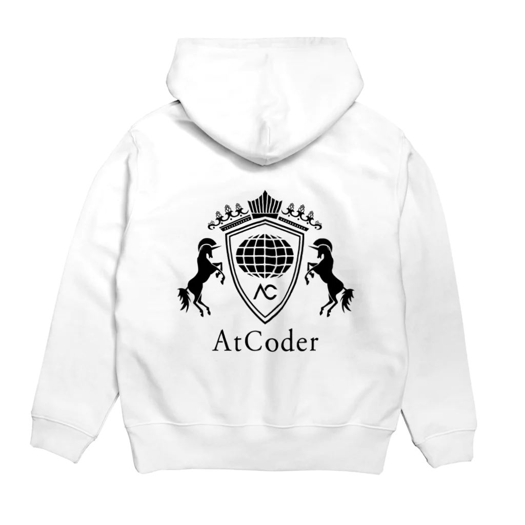 AtCoderのAtCoderロゴグッズ Hoodie:back