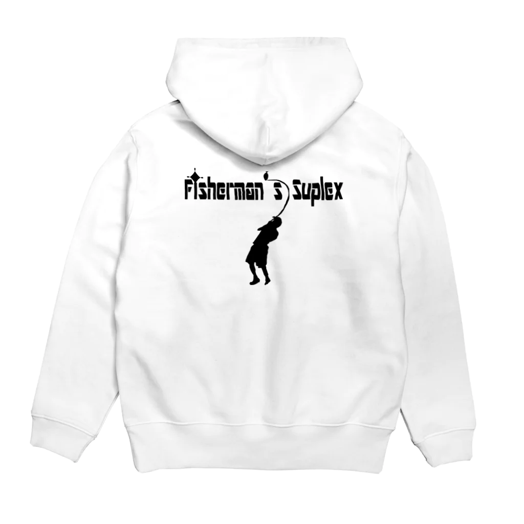 SNSKのFisherman's Suplex Black Hoodie:back