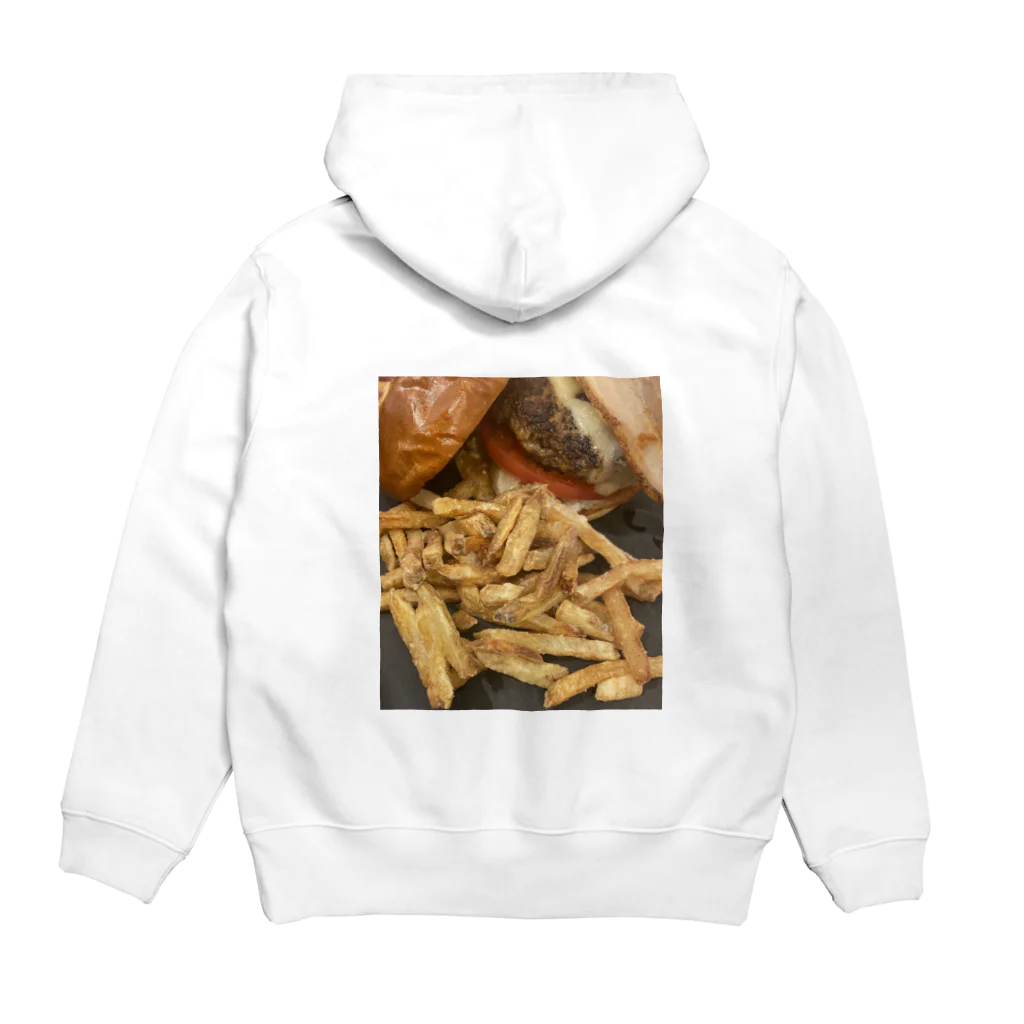 vinksyのFrench fries  Hoodie:back