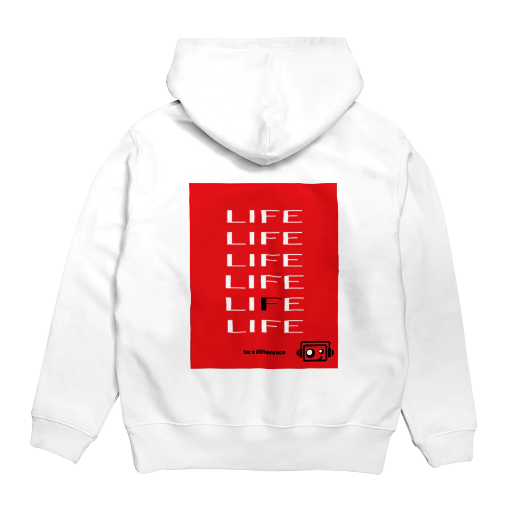 LotusJuiceのLIFE パーカー2021 Hoodie:back