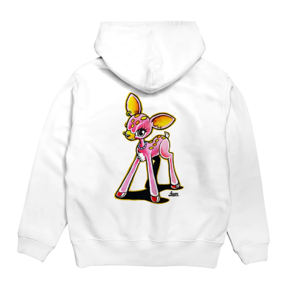 Mobile Gift Shop のAMSTELDAM  BAMBI  オリジナル Hoodie:back