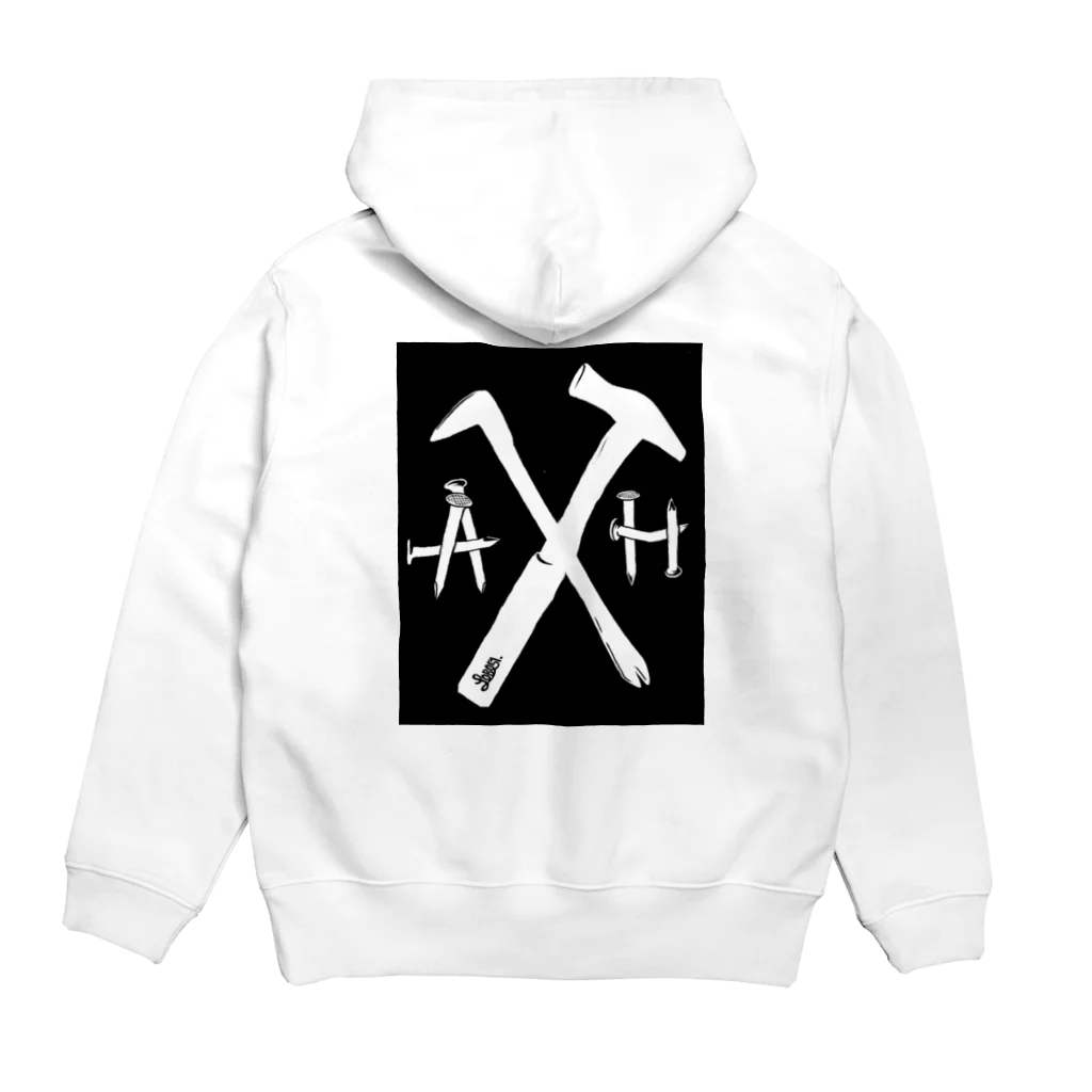 Mobile Gift Shop のAll Hands Hoodie:back