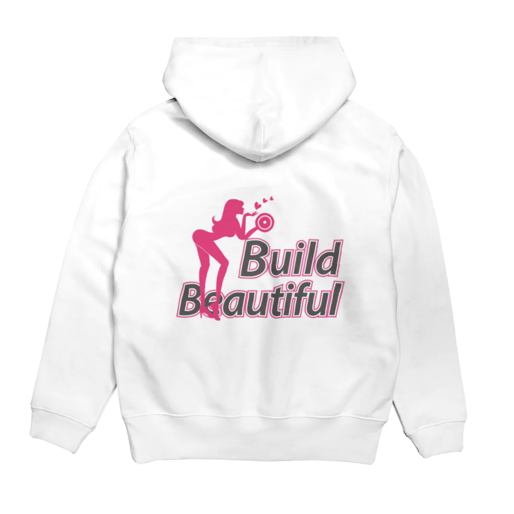 リカクリエイトのBuildbeautiful（LADY） パーカーの裏面