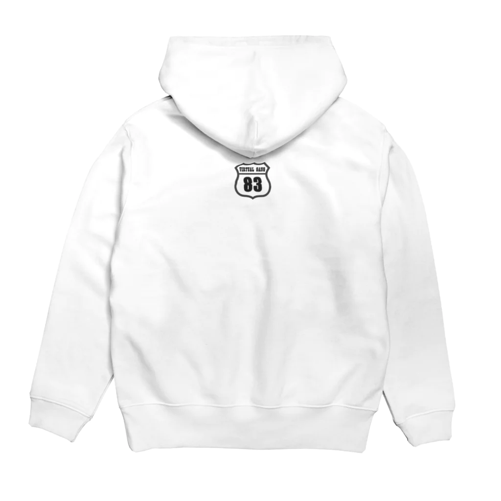 八十三ファミのバーチャルギャングショップのVIRTUALGANG BIRTHDAY GOODS Hoodie:back