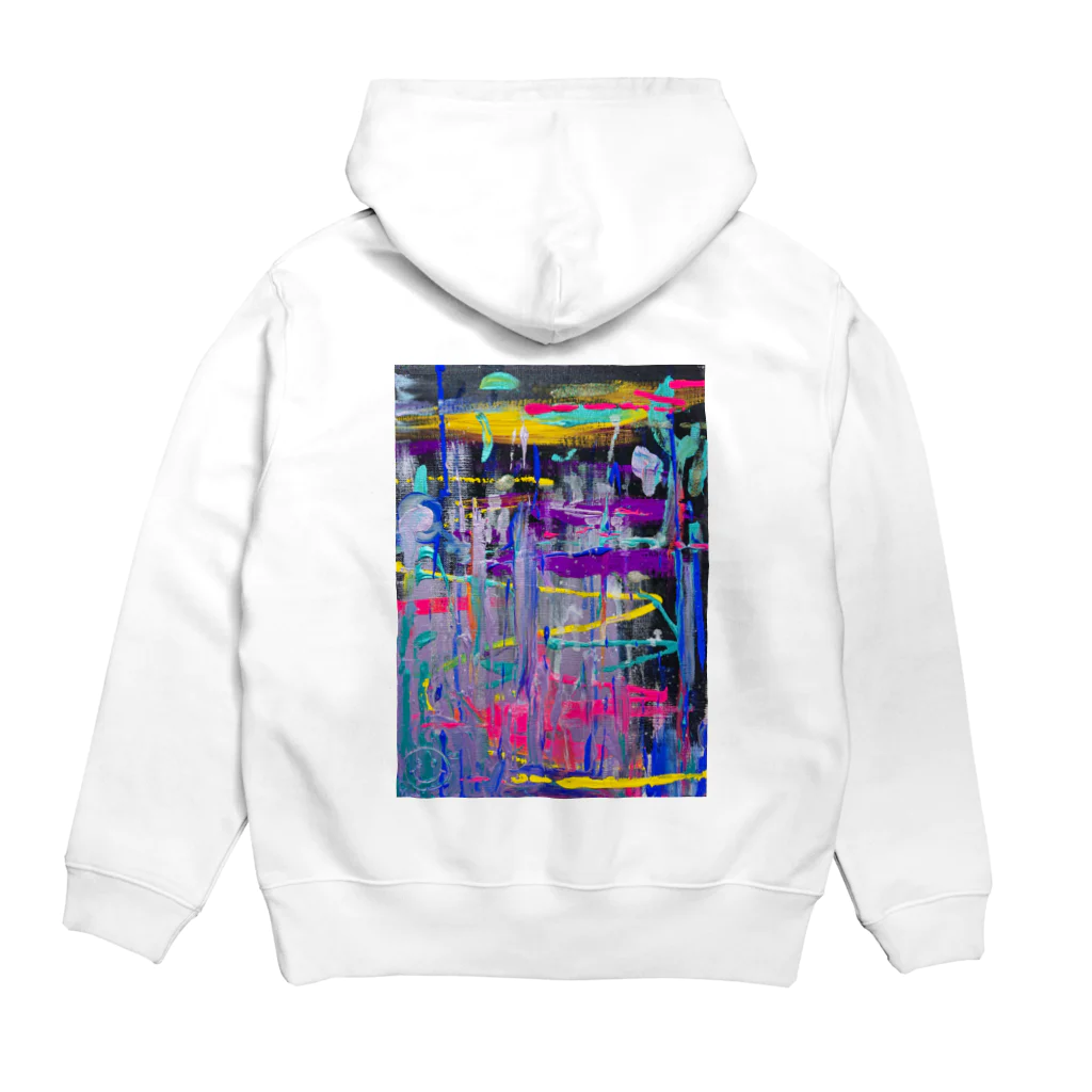 coloring daysの気まぐれペイント Hoodie:back