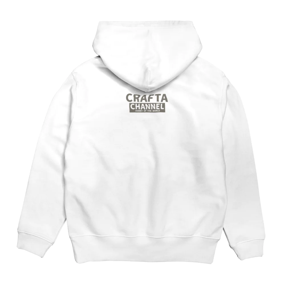 クラフタチャンネル公式SHOPのクラフタパーカー Hoodie:back